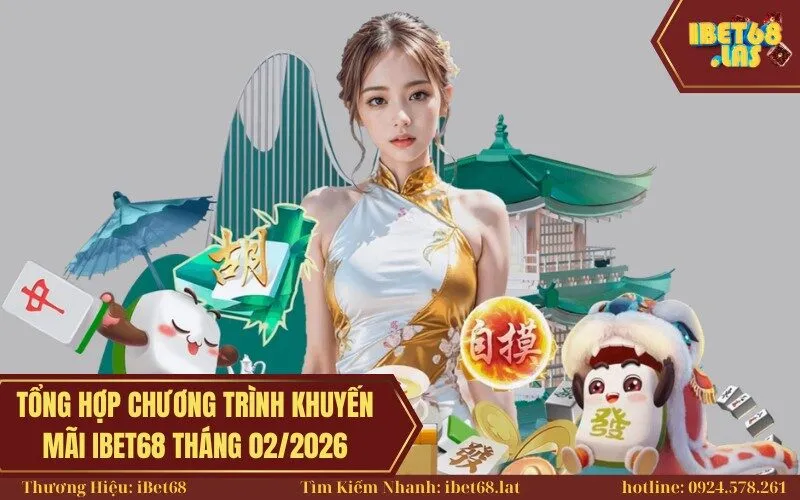 Tổng hợp chương trình khuyến mãi Ibet68 tháng 022026